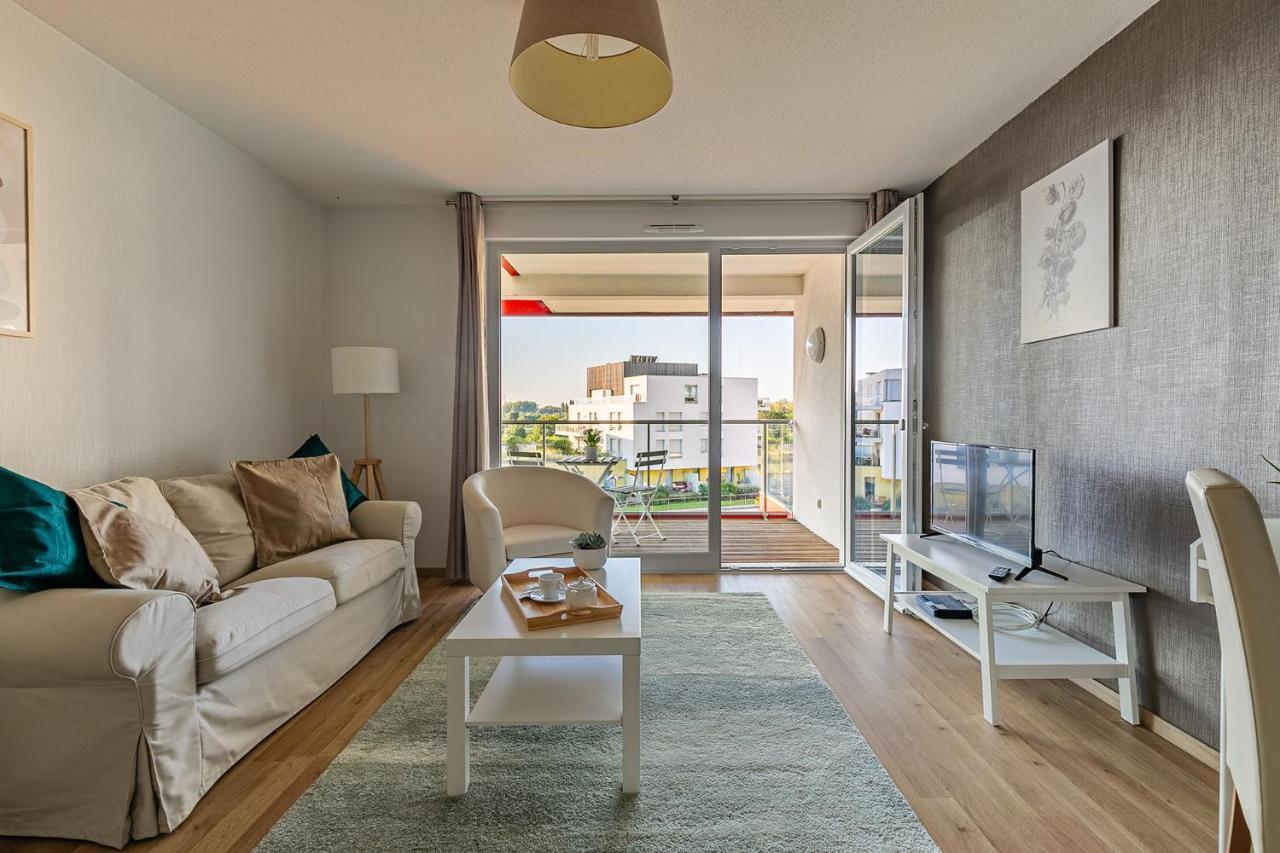 Ovelia Strasbourg - Les Jardins Des Deux Rives Apartment Bagian luar foto